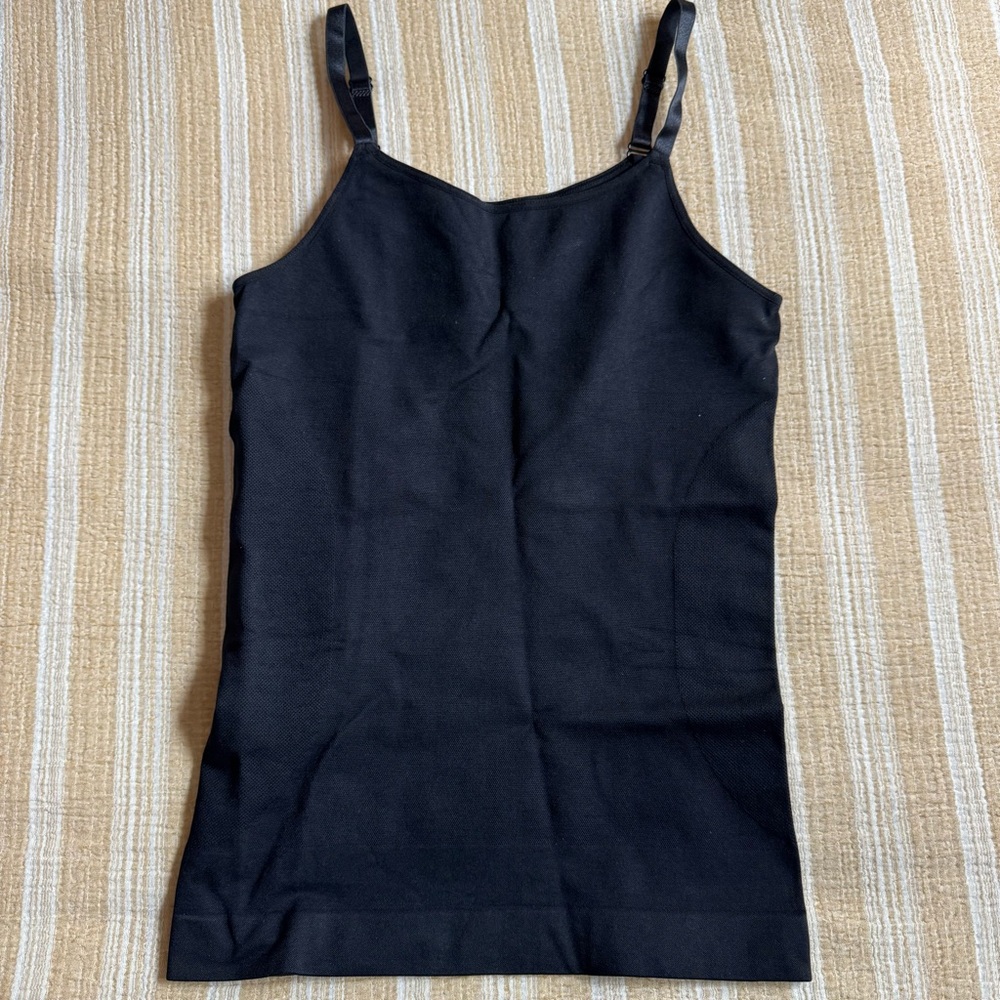 SHAPERMINT Black Women's Camisole Top SZ L